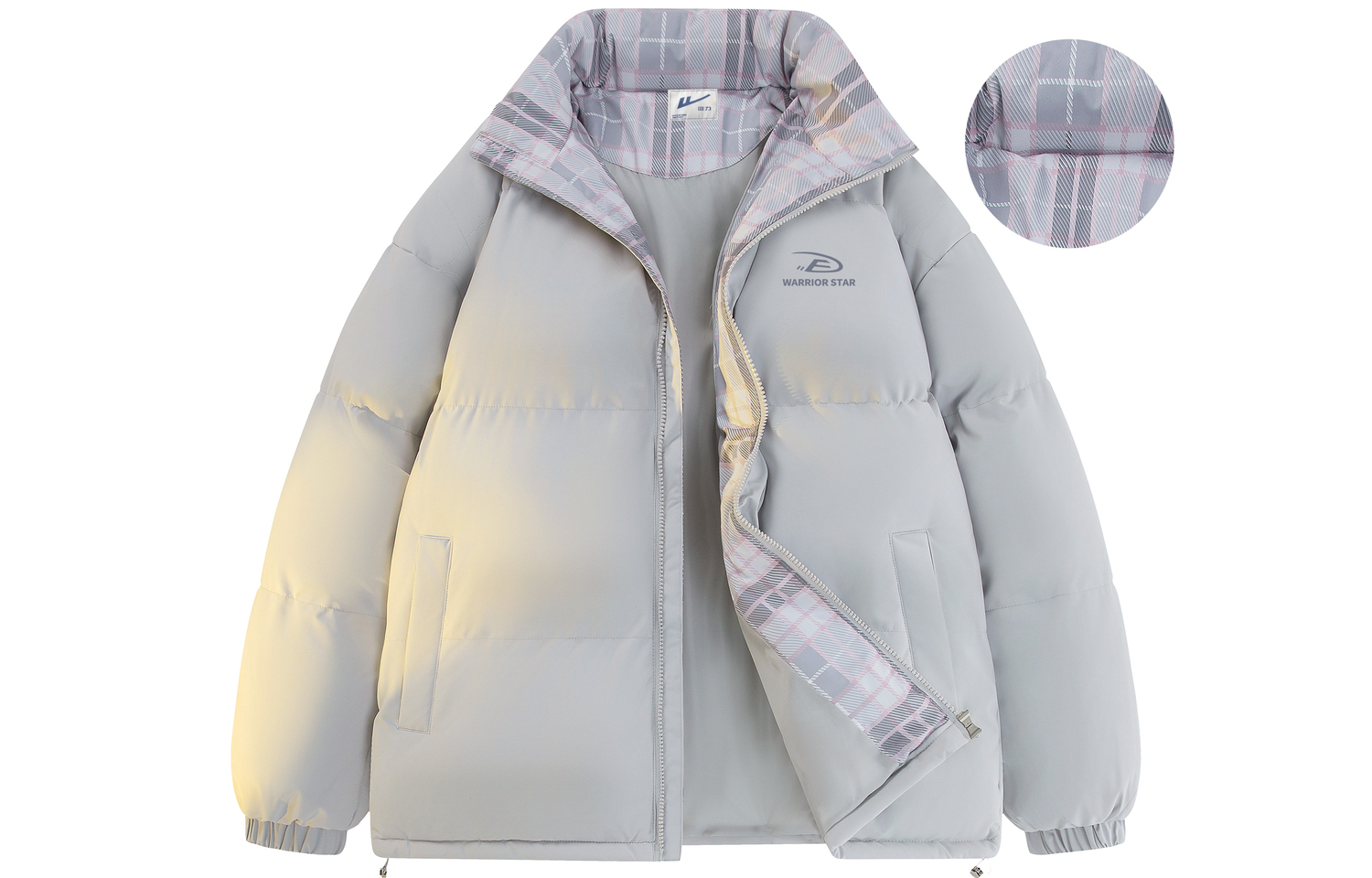 

WARRIOR Пуховик Unisex, Silver Gray