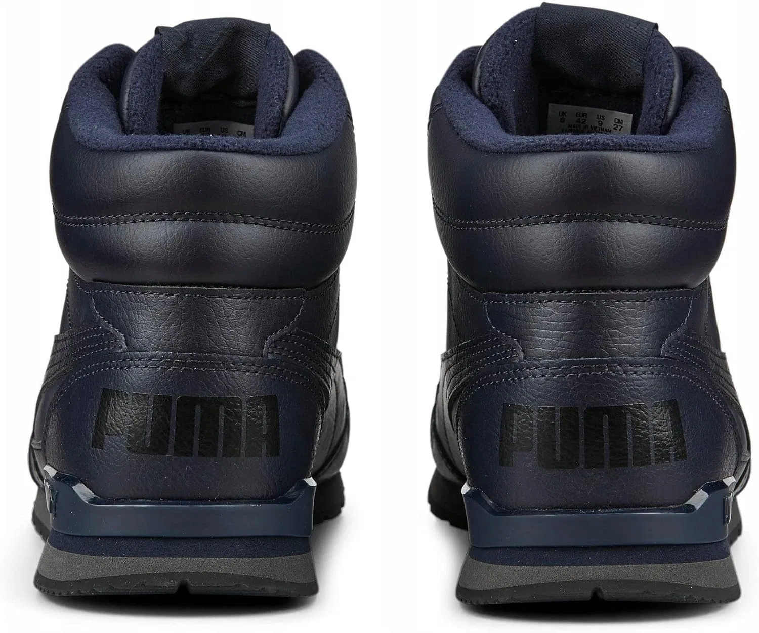 Мужские кроссовки PUMA ST Runner v3 Mid L Parisian Night Trainers темно-синего цвета (387638 04), теплые — фото 4