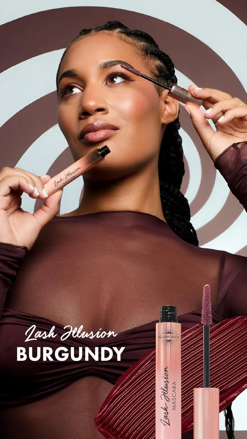 Тушь для ресниц Bellamianta Lash Illusion Mascara Bellamianta, Burgundy — фото 3