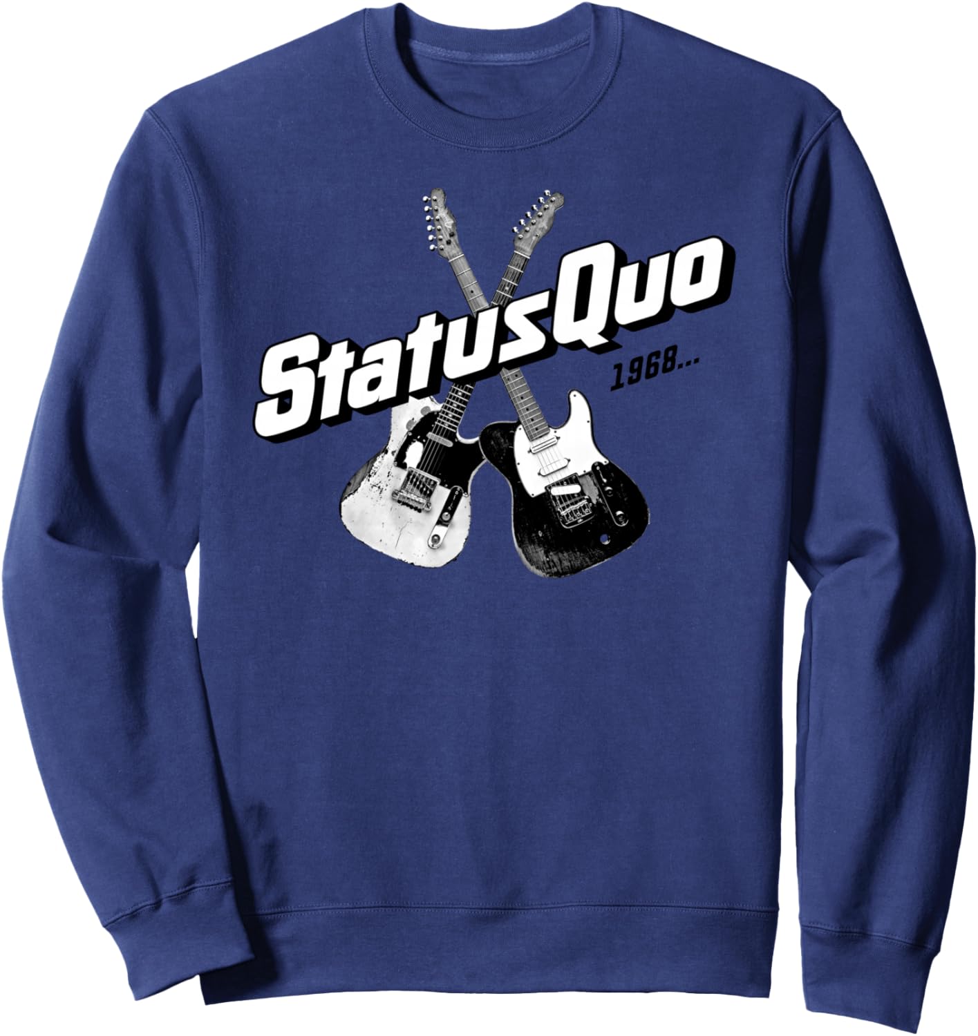 

Толстовка, Status Quo 1968 Гитары в темно-синей толстовке Status Quo Official