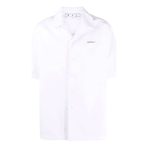 

Рубашка Off-White FW21 Lgo Short Sleeve Shirt Loose Fit White