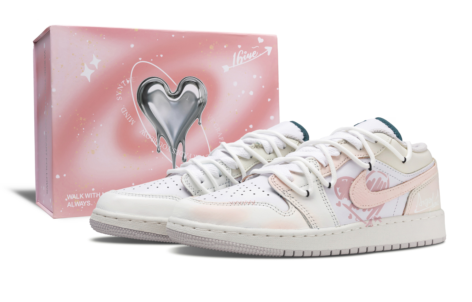 

Детские баскетбольные кроссовки Air 1 Grade School Jordan, бежевый