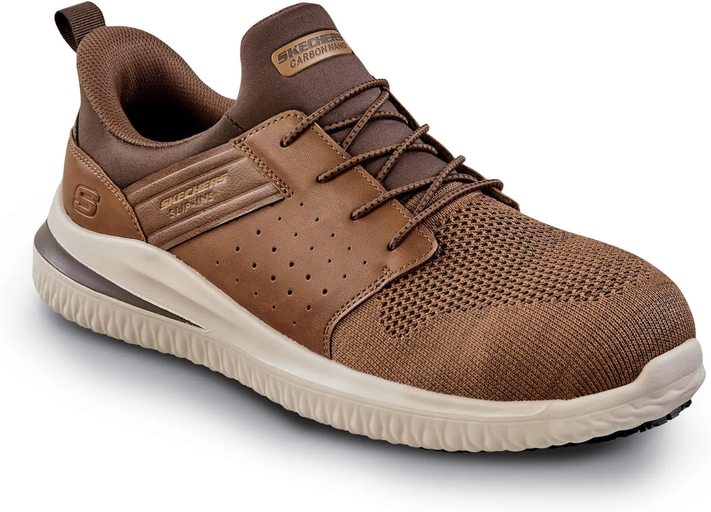 Мужские кроссовки Skechers с легким надеванием, коричневый