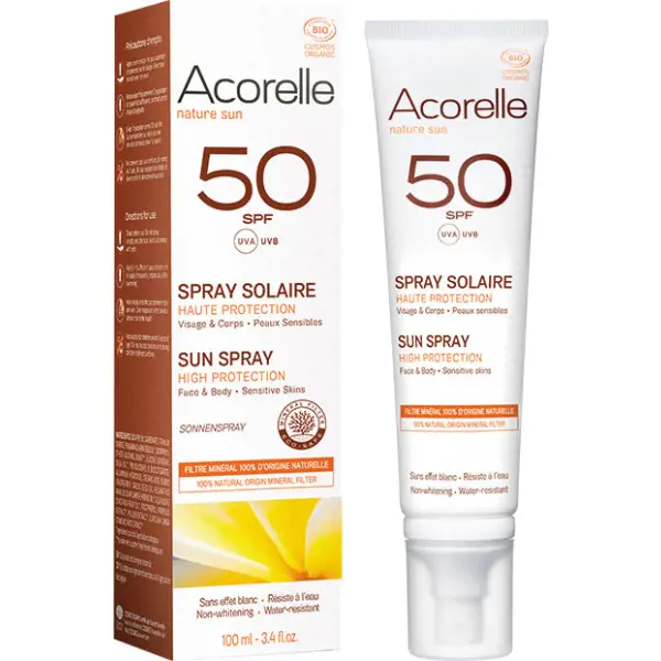 

Солнцезащитный крем Crema Solar Facial Spf 50 Acorelle, 100 мл