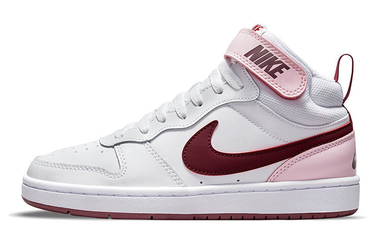 Кроссовки Nike Court Borough Mid 2 White Pink Foam GS