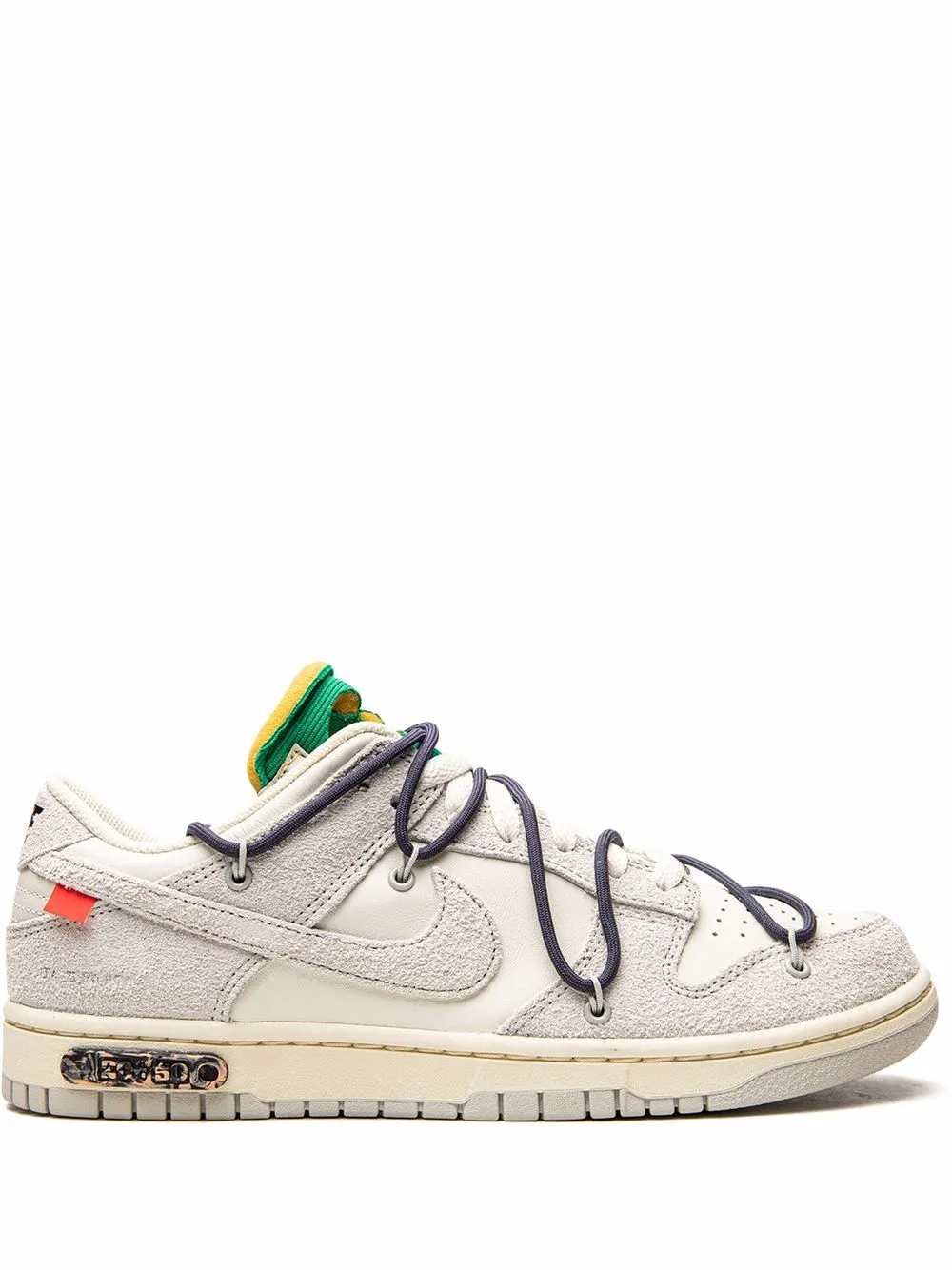

Кроссовки Dunk Low Lot 20 of 50 из коллаборации с Off-White Nike X Off-White, нейтральный