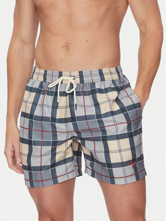 

Плавки-Шорты обычного кроя Staple Tartan MSW0065TN31 Barbour, серый