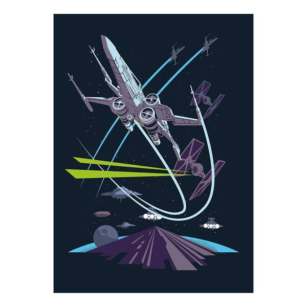 

Фреска Komar Star Wars Vector X-Wing, разноцветный