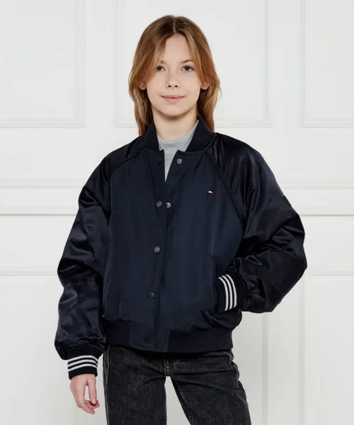 

Бомбер Loose fit Tommy Hilfiger, синий