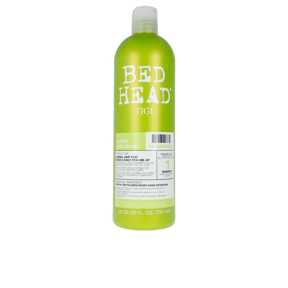 

Шампунь bed head urban anti-dotes re-energize shampoo Tigi, объем 750 мл