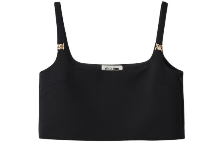 

Майка женская черная Miu Miu
