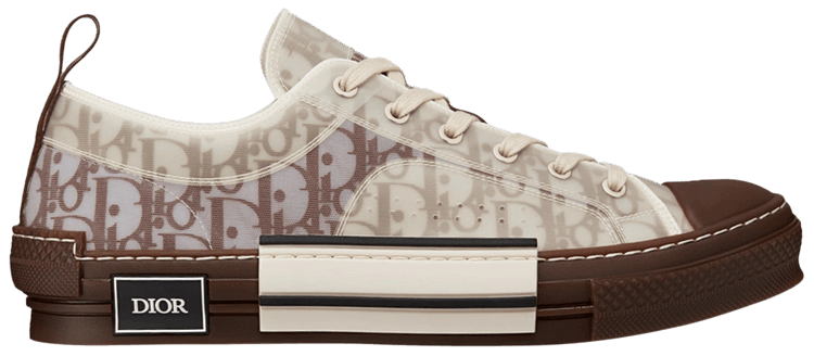 

Кроссовки Dior B23 Low 'Dior Oblique - Coffee', коричневый