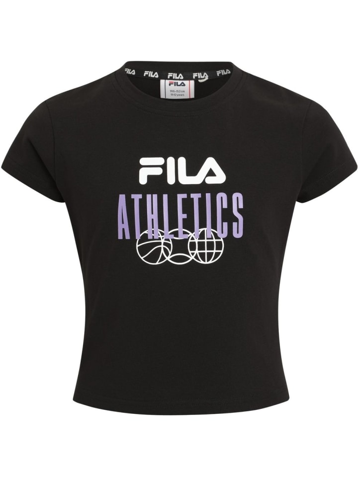 

Футболка Isny Slim Fit Graphic Tee Fila, черный