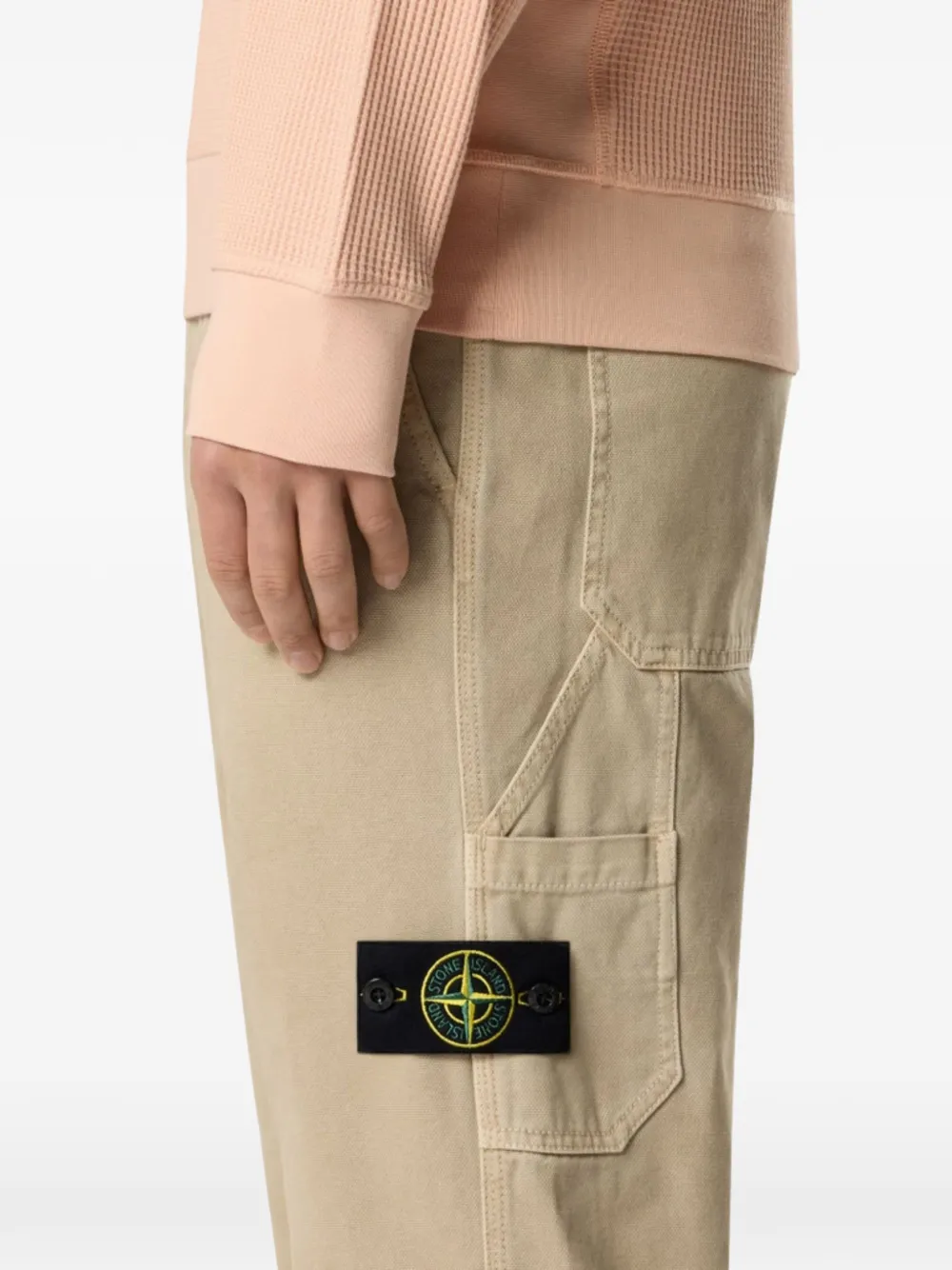 Брюки с накладными карманами Stone Island, нейтральный — фото 2