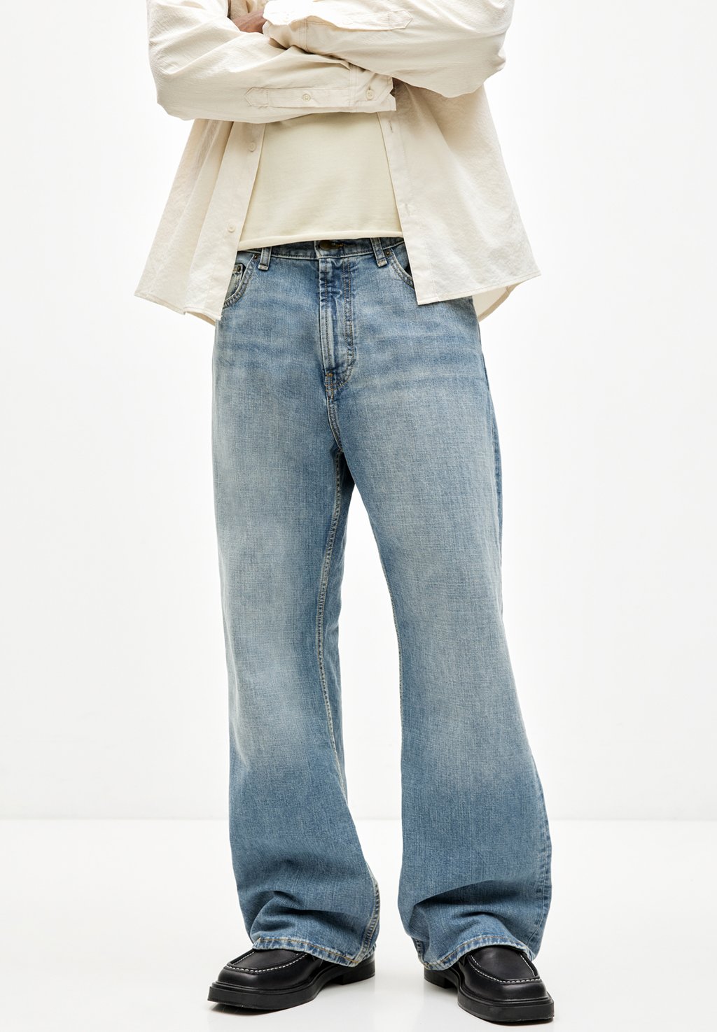 

Джинсы Bootcut PULL&BEAR, деним