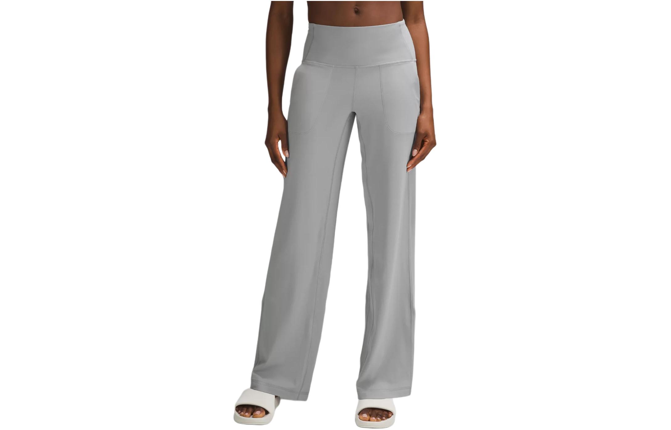 

Женские повседневные брюки Align цвет Rhinoceros Gray Lululemon, серый