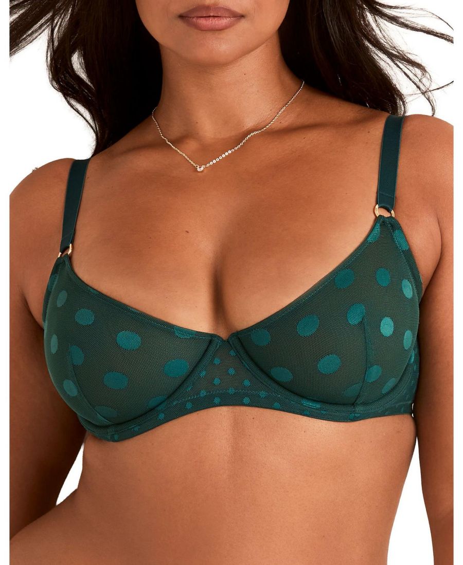 

Женский бюстгальтер Bertie без подкладки Adore Me, Dark green