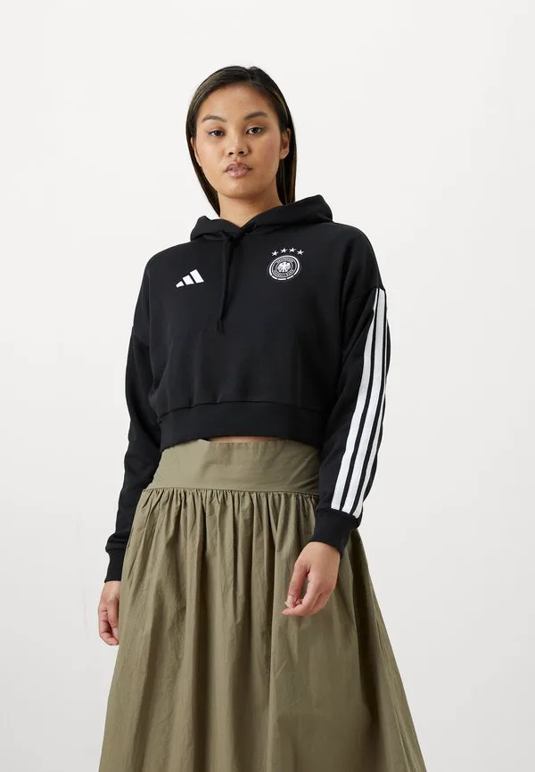 Худи с надписью «днк германии» - форма национальной сборной. Adidas Performance, Black — фото 3