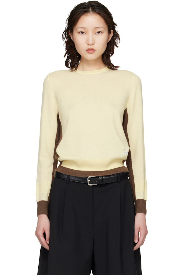 

B.B. Wallace Желто-Коричневый свитер Хокни