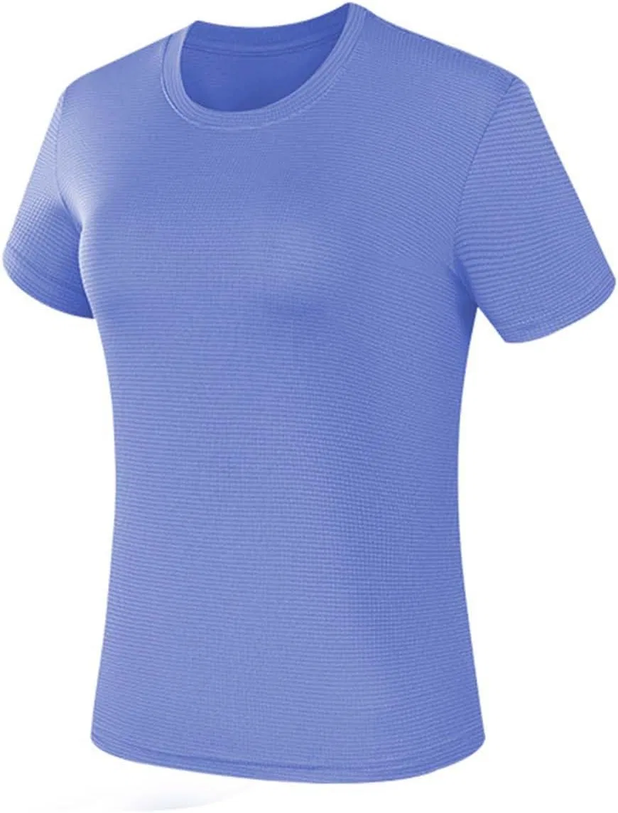 Футболка для тренировок женская, быстросохнущая, Athletic Tee, синий — фото 3