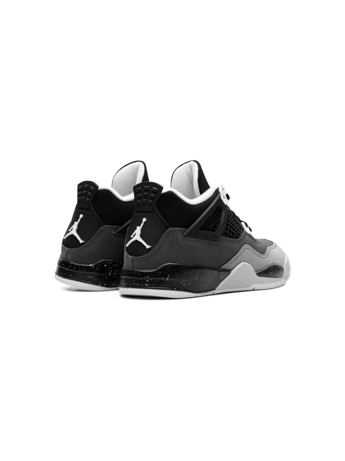 Кроссовки Air Jordan 4 "Fear" Jordan Kids, серый — фото 3
