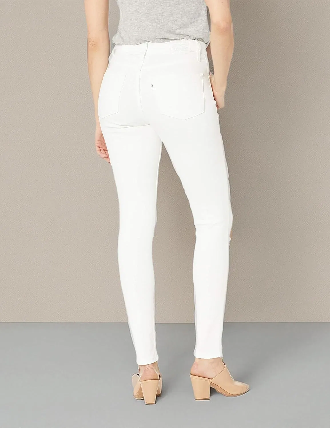 Джинсы Levi's 721 Soft Clean White — фото 4