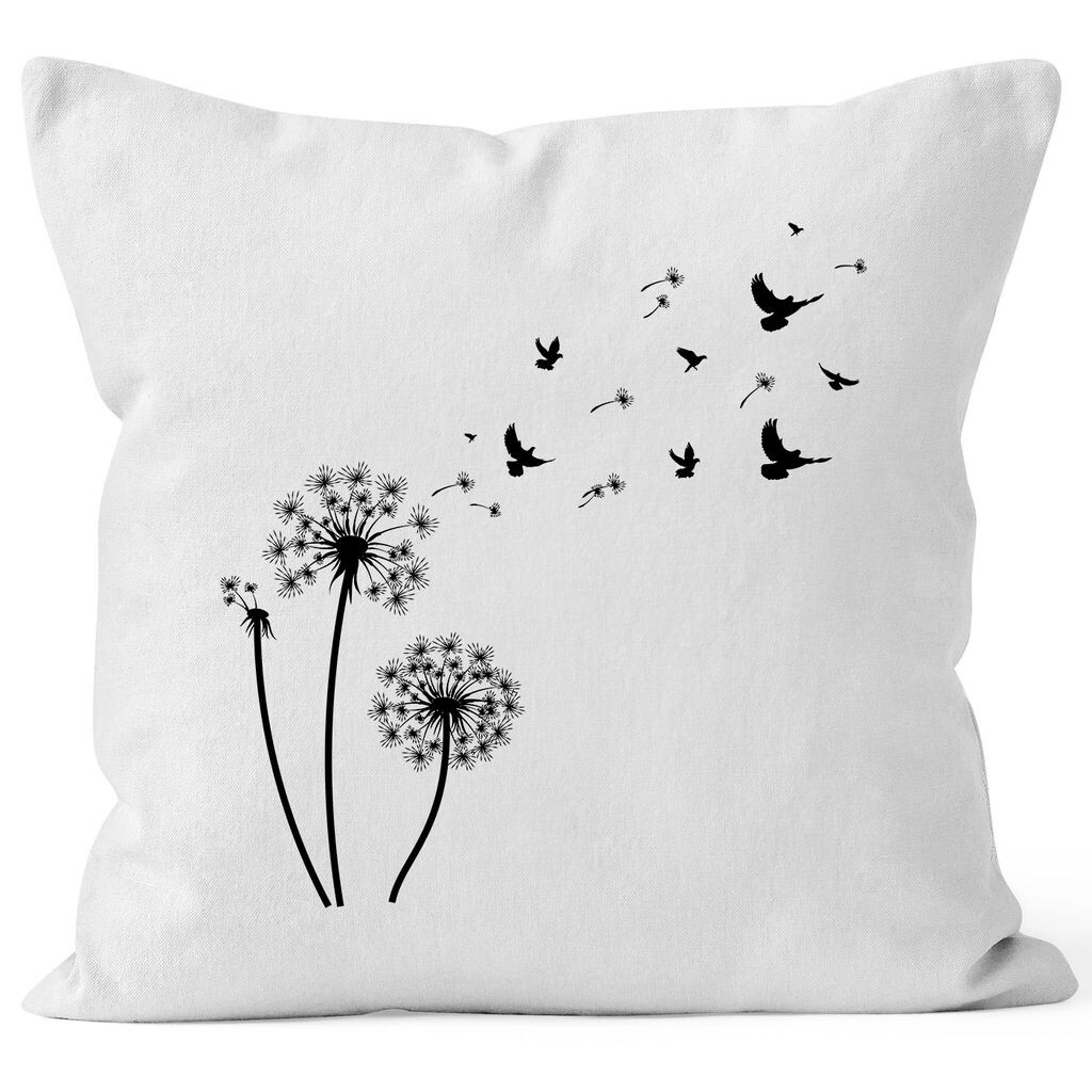 

Чехол на подушку Птицы одуванчика Чехол на подушку Dandelion Birds декоративная подушка Autiga белый, униразмер