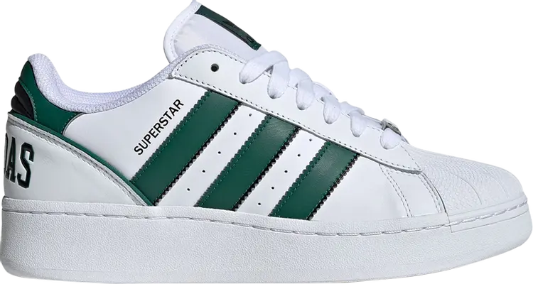 

Кроссовки Superstar XLG 'Throwback Jerseys Pack - Collegiate Green', белый