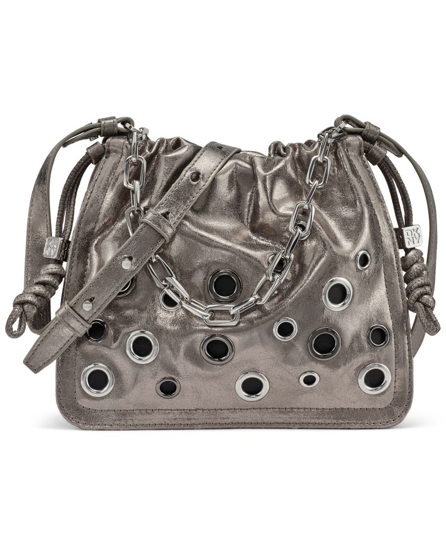 

Маленькая сумка через плечо Halle на завязках DKNY, Bronze