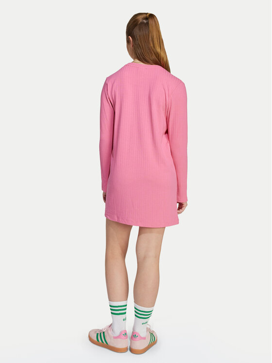 Повседневное платье slim fit JX2850 Adidas, розовый — фото 3