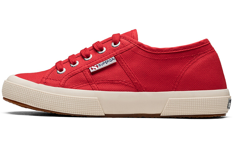 

Кеды унисекс с низким верхом красного цвета Superga