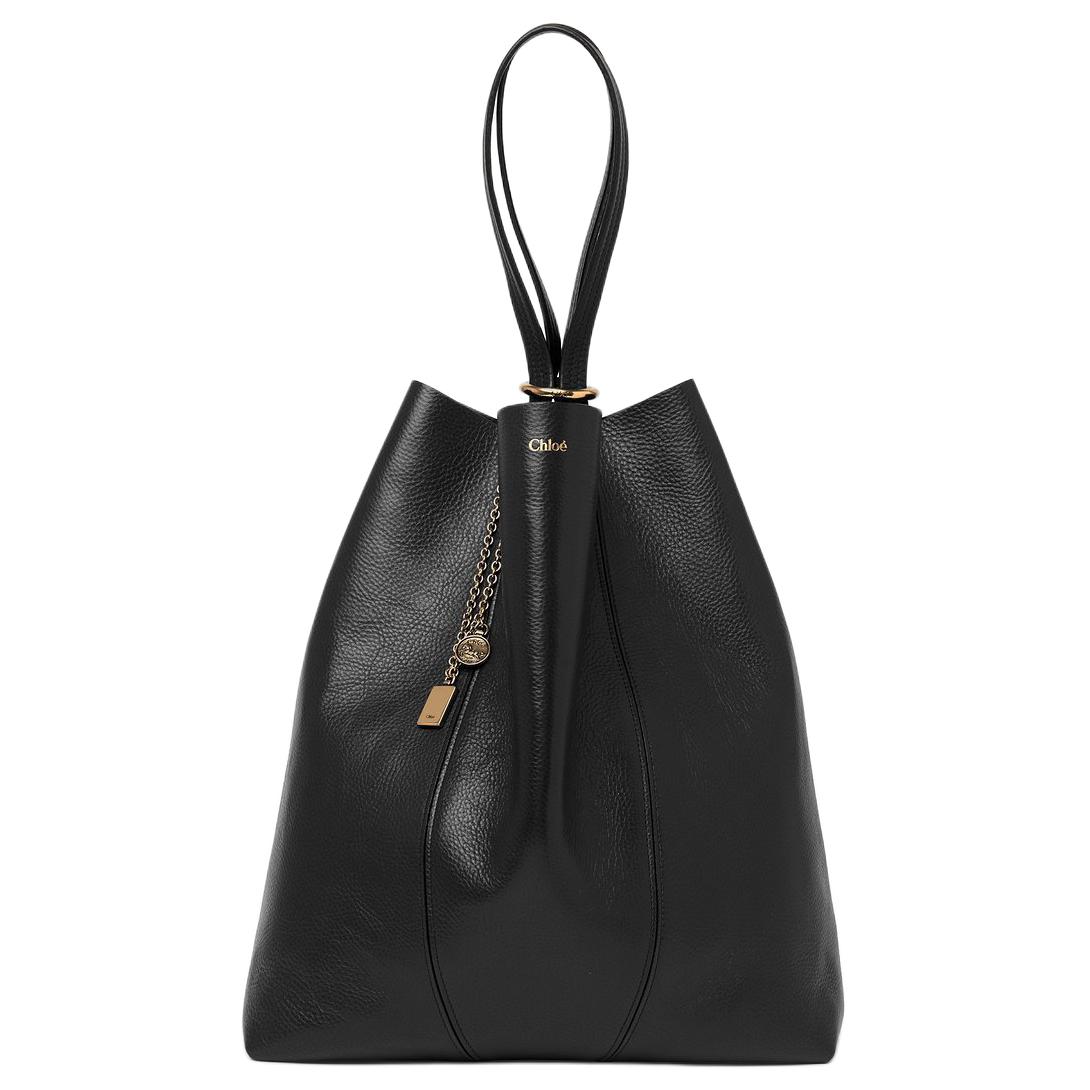 

Chloé Сумка-шоппер Chloe из коровьей кожи, сумка для покупок, дамская сумочка, сумка на плечо, большая женская, черная