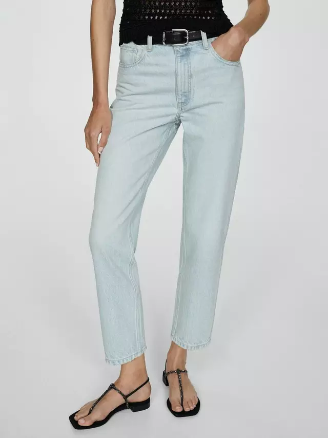 

Джинсы Mango Mom, цвет light/blue