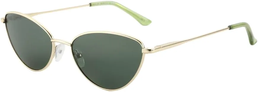 

Женские винтажные солнцезащитные очки «кошачий глаз» в узкой металлической оправе, поляризованные, с защитой от УФ-излучения UV400 generic, 03 Green Lens