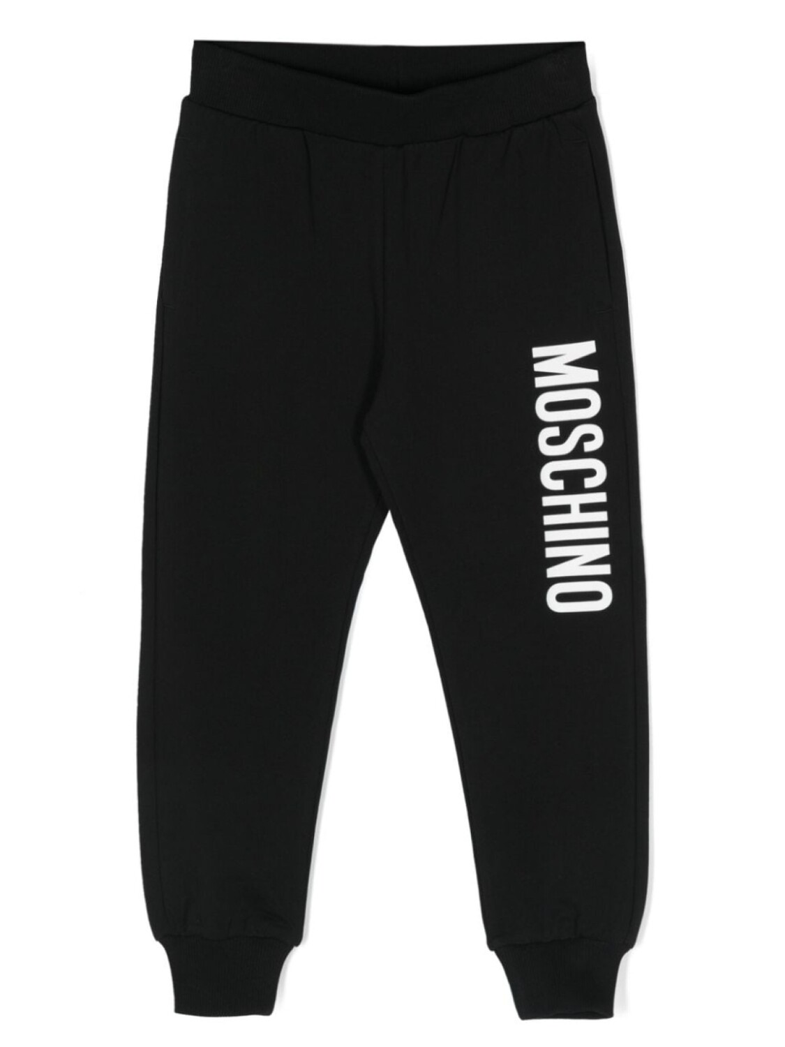 

Moschino Kids спортивные брюки с логотипом, черный