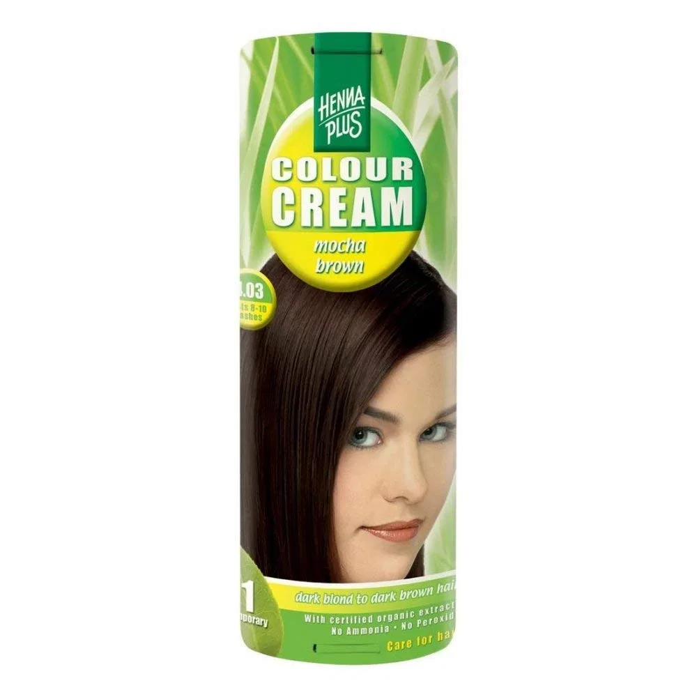 Крем-краска для волос HENNAPLUS Colour Cream Mocha Brown 4.03, 60 мл Hennaplus