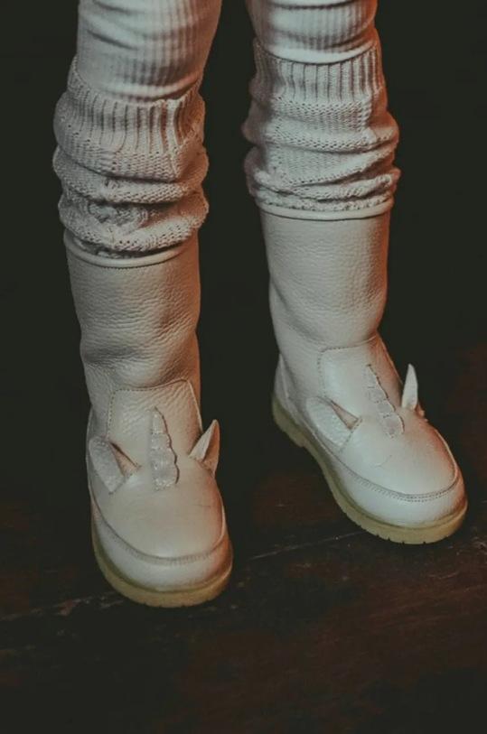 

Зимние кожаные детские ботинки Wadudu Special Boots Unicorn Donsje, розовый