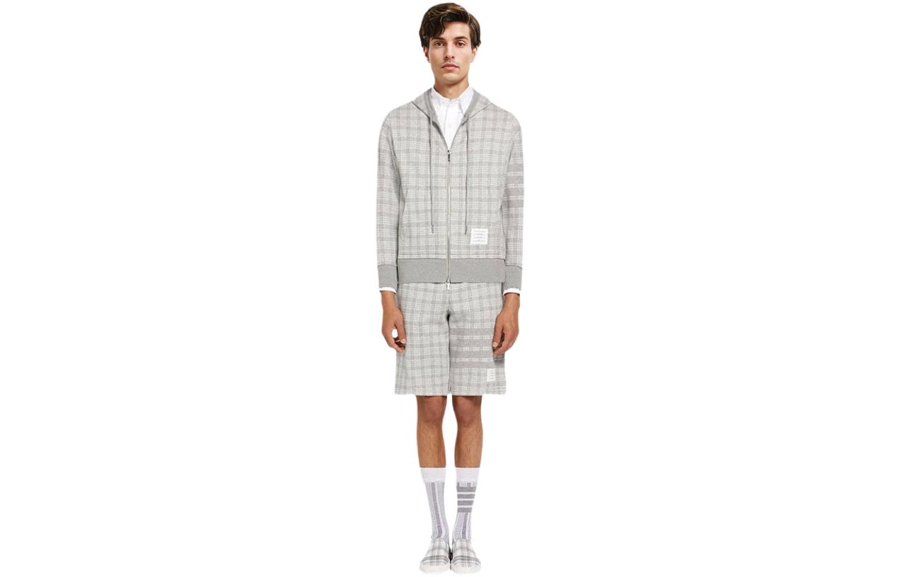 

Толстовка мужская светло-серая THOM BROWNE, светло-серый