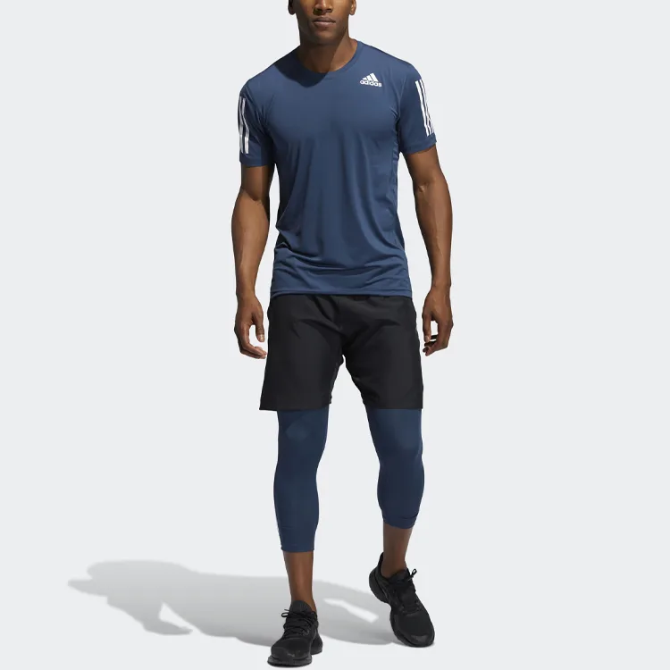 Adidas Спортивные штаты мужские navy blue moderate — фото 4