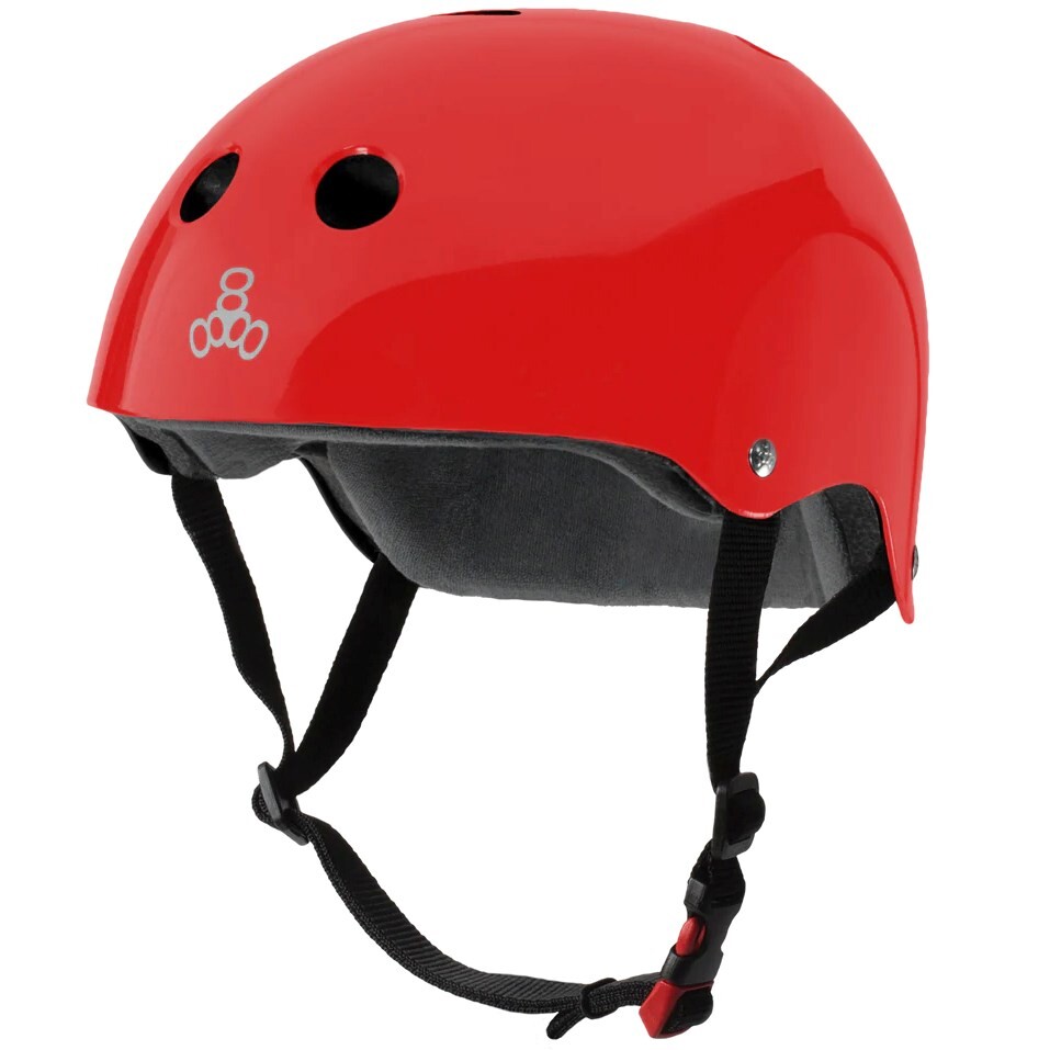 

Шлем для скейтбординга Triple 8 The Certfied Sweatsaver, красный