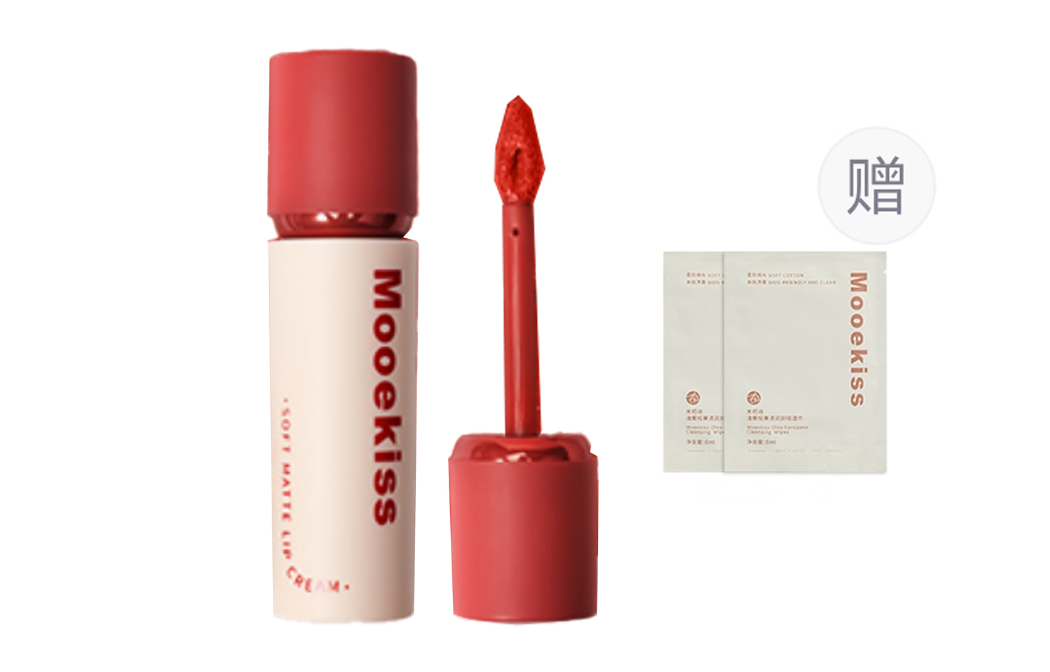 

Бальзам для губ Mist Soft Tones матовый, стойкий, устойчивый к переносу 3g/3g*2 Mooekiss