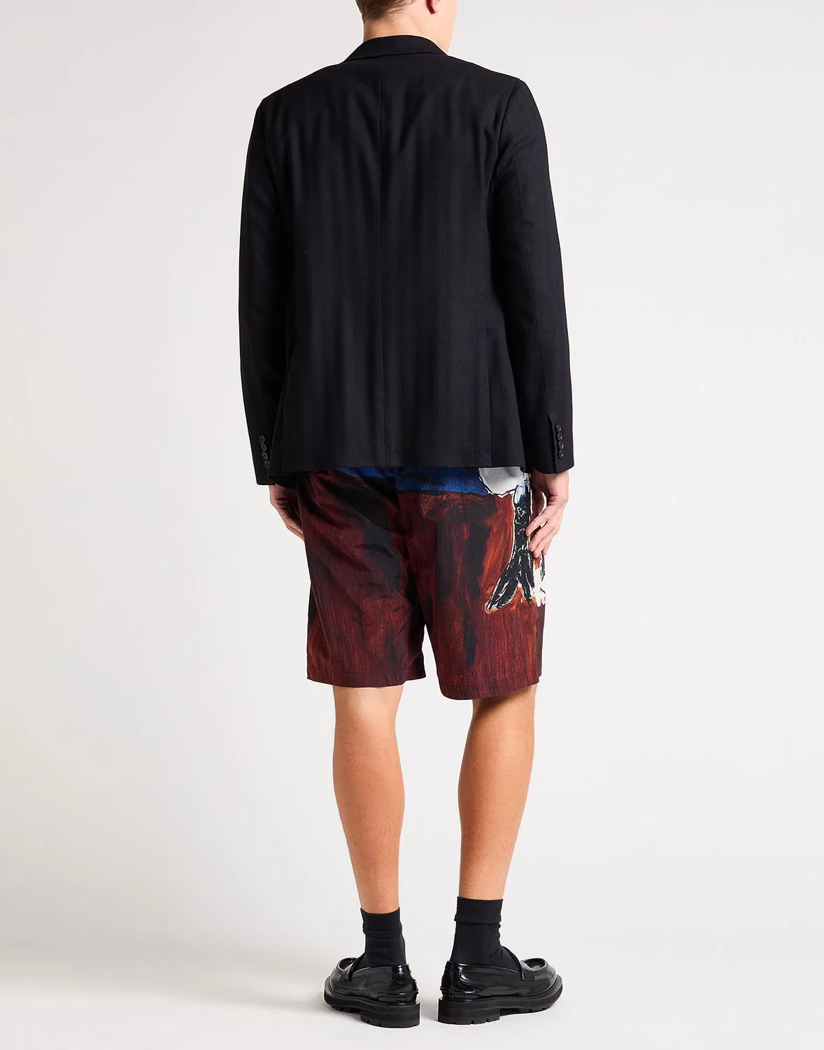 Шорты мужские BURBERRY casual, высокая посадка, белый — фото 3