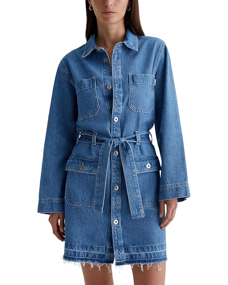 

Платье AG Jeans Luisa Long Sleeve Shirt Dress, цвет Carmel Shore