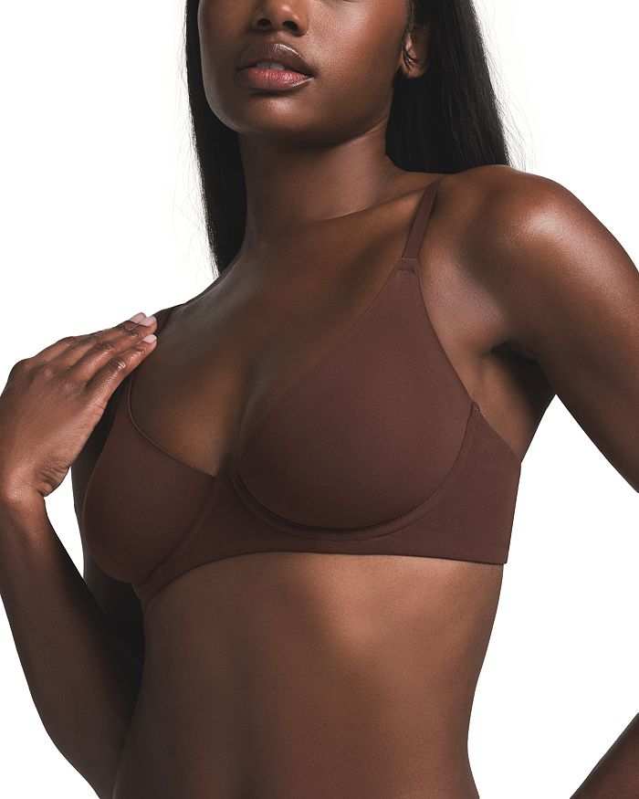 

Бюстгальтер Demi без косточек Fits Everybody SKIMS, коричневый