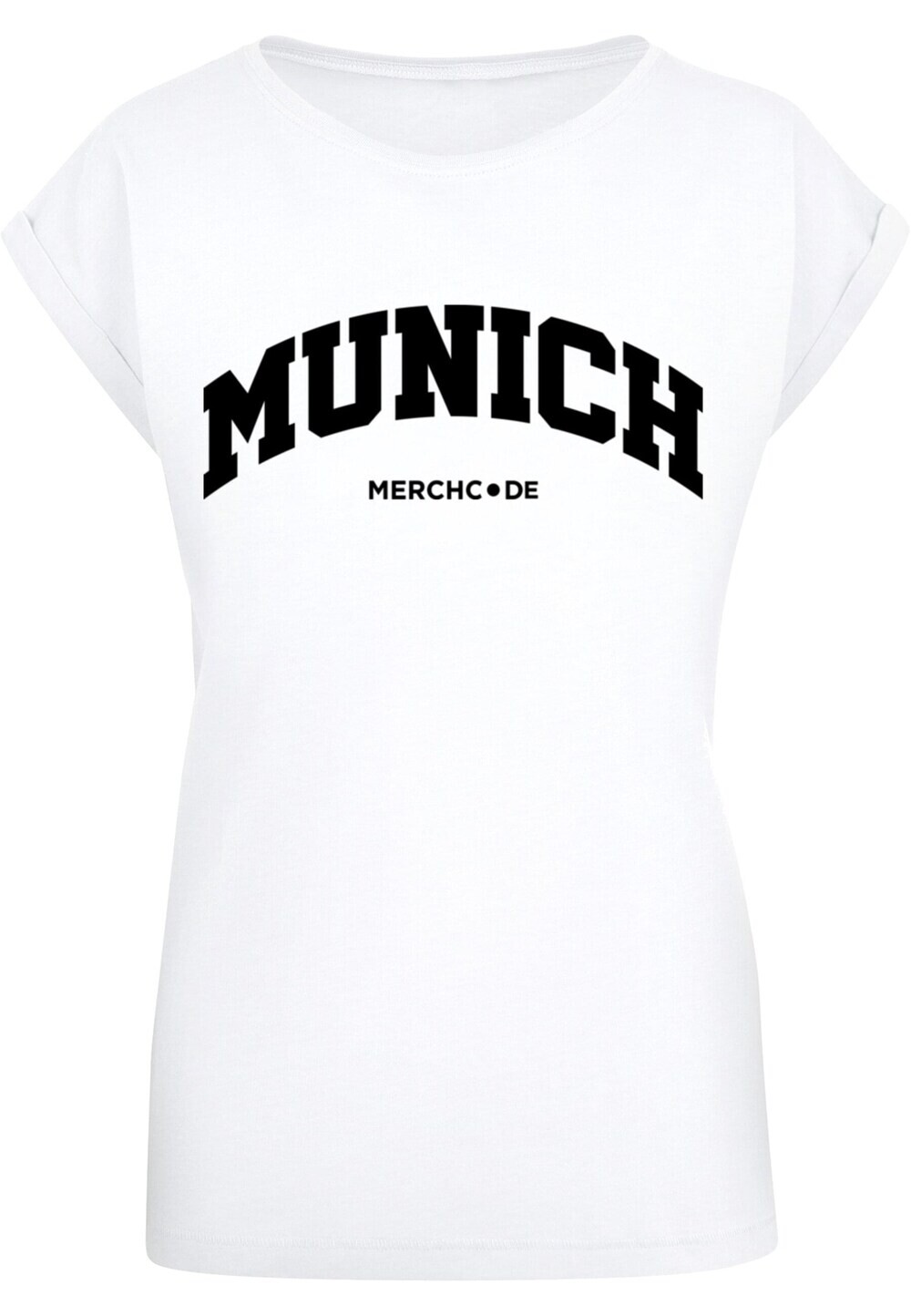 

Рубашка Merchcode Munich, белый, Коричневый, Рубашка Merchcode Munich, белый