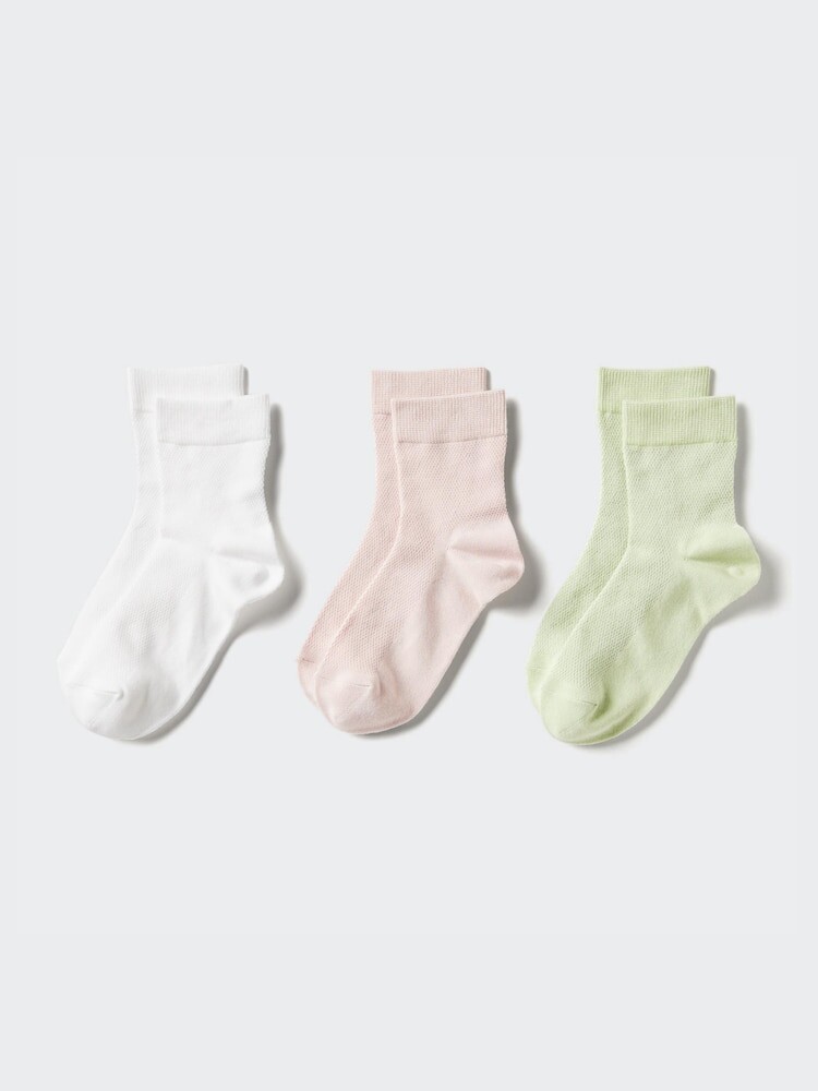 

Носки сетка, 3 пары Uniqlo, цвет 01 белый
