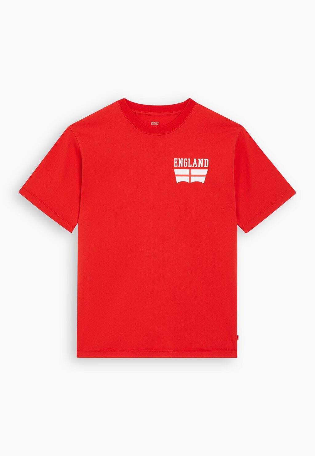 

Футболка с принтом Football Fan Tee Unisex Levi's, огненно-алый
