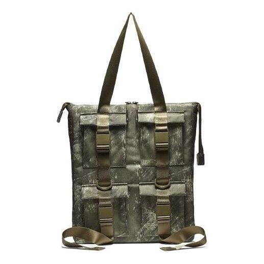 

Сумка pocket printed tote 'olive green' Nike, зеленый