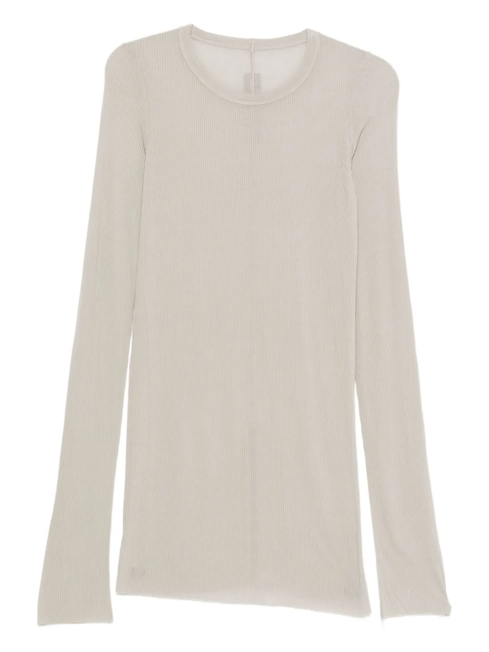 

Футболка в рубчик с длинными рукавами Rick Owens, серый