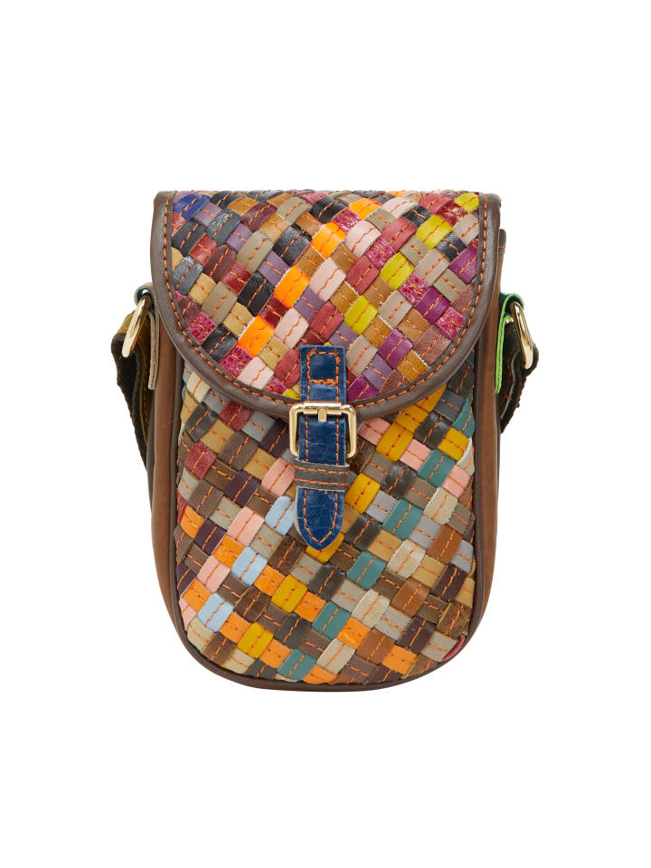 

Наплечная сумка IZIA, цвет black multicolor